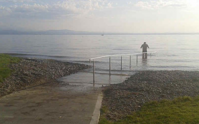 Baden mit Handicap – kein Problem