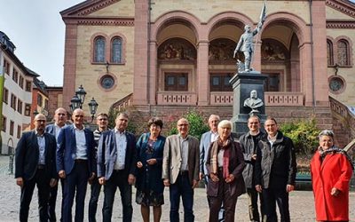 Kommunale Spitze im Rathaus