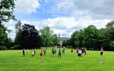 Wieder Sport im Schlosspark