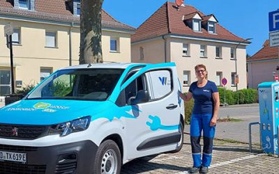 Die Fahrzeugflotte der Stadtwerke wird grüner