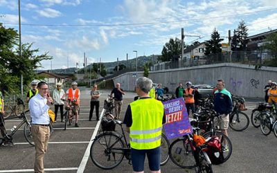 Stadtradel-Start bei Sonnenschein