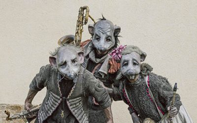 Schräge Rattengang erobert die Stadt