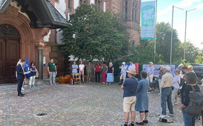 Weinheim hisst erneut Flagge des Friedens