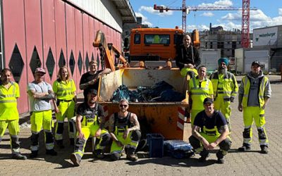 Über 70 Helfer putzten die Stadt