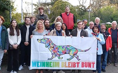 „Denn Weinheim bleibt bunt“