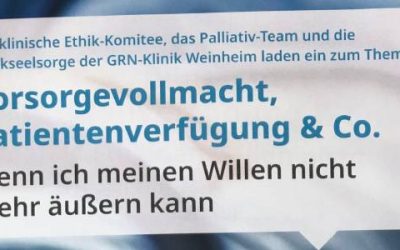 Wenn Patienten ihren Willen nicht mehr äußern können
