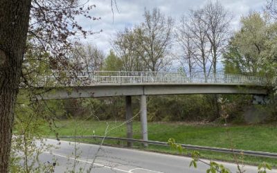 „Kleiner Barbarasteg“ derzeit nur für Fußgänger