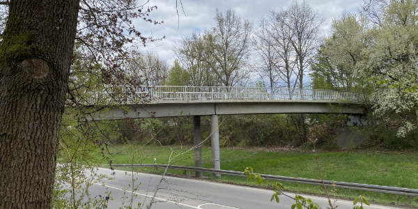 „Kleiner Barbarasteg“ derzeit nur für Fußgänger