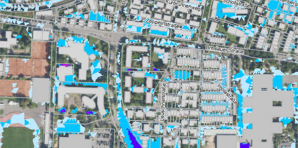 Vor dem schnellen Regen schützen