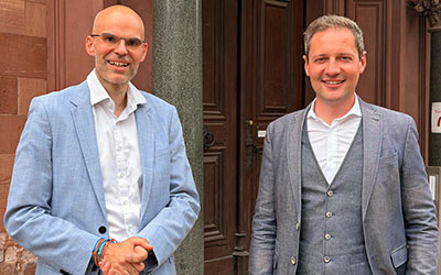 Künftiger Oberbürgermeister schon präsent