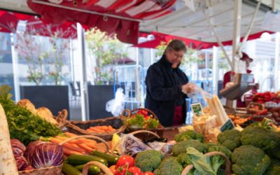 Groove auf dem Wochenmarkt