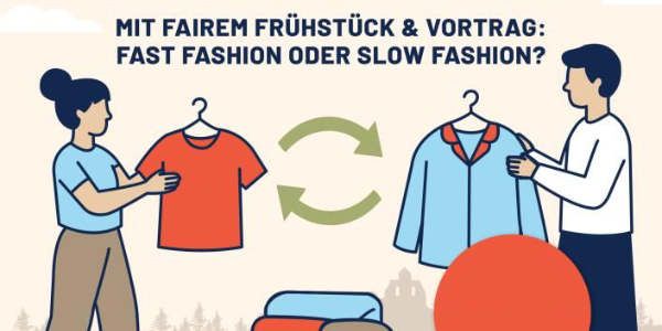 Kleider Tauschbörse mit fairem Frühstück