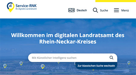 Neue Webseite des Rhein-Neckar-Kreises erleichtert die Suche
